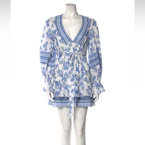 HEMANT AND NANDITA
Short Dress in Cobalt &
White. Size S - Picture 2 of 4